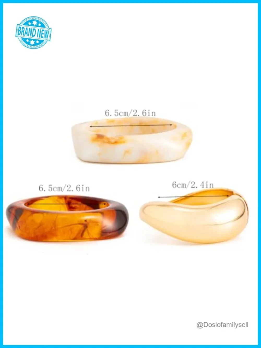 Chunky Acrylic Resin Bangle Bracelet Statement Stack Cuff Jewelry